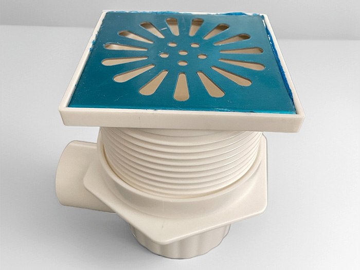 单侧排不锈钢面板地漏