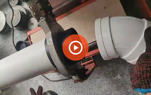 110热熔管90度弯头安装指南，附视频